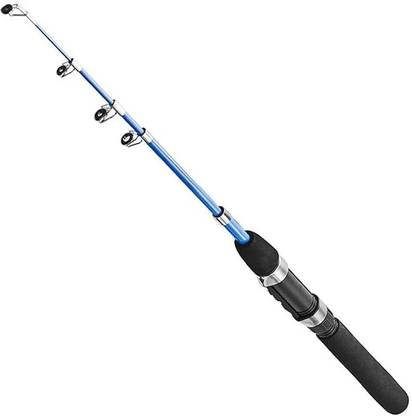 SPYROKING Best Quality Sea & River Mini Telescopic Fishing Rod for Beginner BTRRED180-SKA342 Blue Fishing Rod
