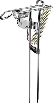 Auf Automatic Double Spring Fishing Rod Holder Silver Fishing Rod