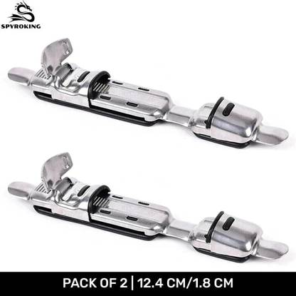 SPYROKING Metal Fishing Reel Seat Deck Rod Clip Holder (2PCs) RCHSTL124-SKA86 Silver Fishing Rod