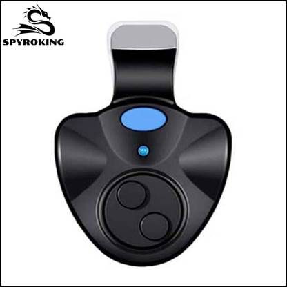 SPYROKING Electronic Fishing Bite Alarm With Sound LED Lights Indicator SKA02 Black Fishing Rod