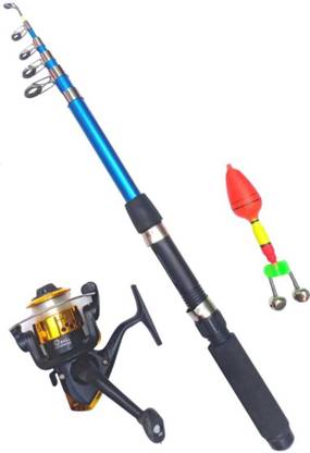 SPRED Ultralight Freshwater 2.4 M Fishing Rod and Reel combo 2.4 M Fishing Rod Multicolor Fishing Rod