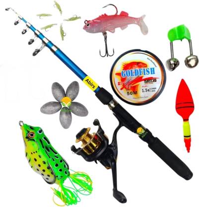 Fishing rod 7 ft reel combo set SPRED spiker Blue Fishing Rod