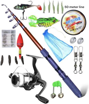 SPRED 4 Part Fishing Rod XRT02 Multicolor Fishing Rod