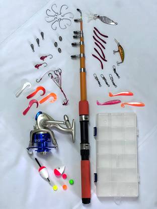 FIREFOX Fishing Fish Rod Reel Accessory Combo Set easy to carry OCS001 Orange Fishing Rod