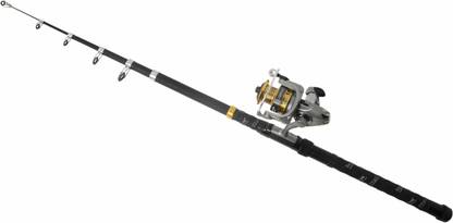 Quenhai fishing rod and reel D270R combo set Black, Gold Fishing Rod