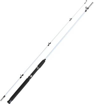 SPRED 5 ft fishing rod solid section rod 2 part Crocodile 150 White Fishing Rod