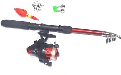 Fishingidea Fishing Rod and Reel 6 Feet Fishing Rod 2.1M Multicolor Fishing Rod