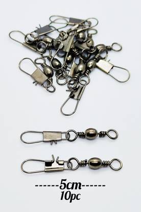 moscow fishing tackles ishing Rolling Swivel with Interlock Snap #2, 10pc Cast Fishing, Fly Fishing, Bait Casting, Angling Snap Swivel