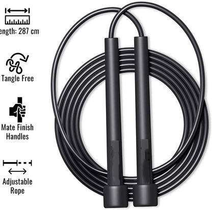FITZ Premium Skip Rope for Fitness, Adjustable Jump Rope for Gym & Training Wobble Board Fitness Balance Board