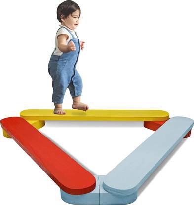Alexa Handicrafts Balance Beam, Gym, Set for Kids, Introductory Balance Beam Balance Disc Fitness Balance Board