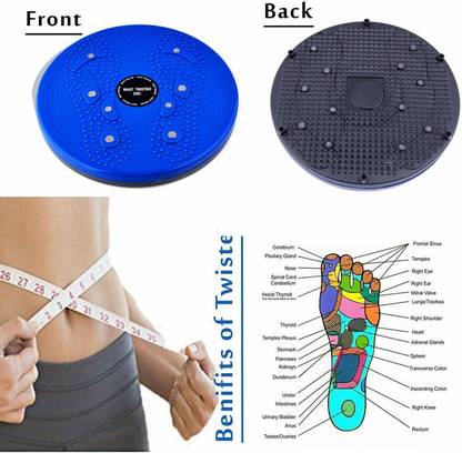 EMERET 5 in 1 Tummy Twister Useful for Muti-purpose Like Weight Reduction (Multi color) Ab Exerciser