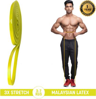 SLOVIC Home & Gym Fitness Band for Workout | Heavy Duty Material | Upto 3-7 KG Resistance Band