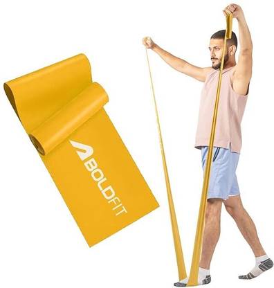 BOLDFIT Resistance Bands Stretch Band Exercise Band Gym Band Stretch Band for Gym Fitness Band