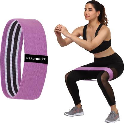 HealthHike Fabric Resistance Band | Loop Hip Band for Women & Men | Booty Bands for Exercise Fitness Band