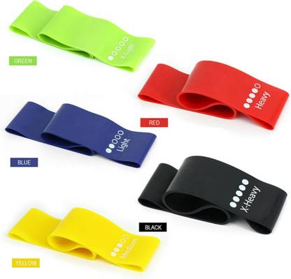 BOLDHIGH Rubber Resistance Loop Band for Workout,Gym & Exercise Fitness Band