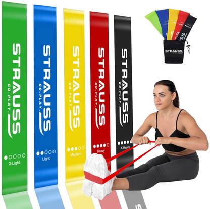 Strauss Latex Resistance Loop Band |Exercise Band | Stretch Band Resistance Band