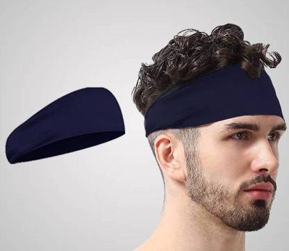 Bismaadh Men & Women Sweat Head Bands for Running, Sports Workout/Exercise Fitness Band