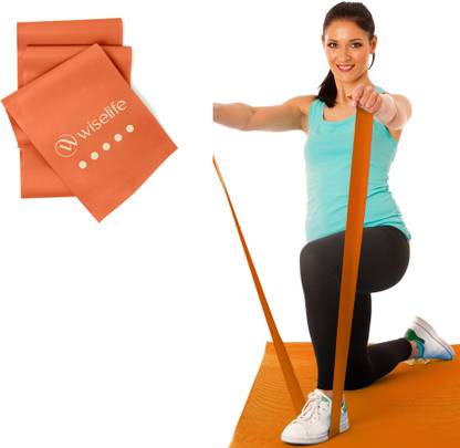 Wiselife Thera Band Pack of 1 Orange Resistance Band