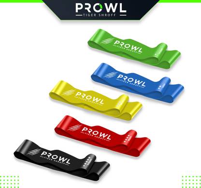 PROWL by Tiger Shroff Resistance Bands Mini Loop Perfect for Toning & Home Workout Resistance Band