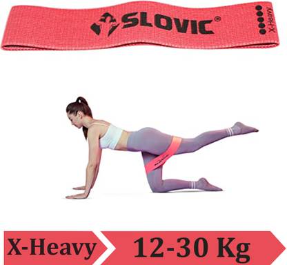 SLOVIC Fabric Resistance Band |Resistance Mini Loop (X-Heavy) Resistance Band