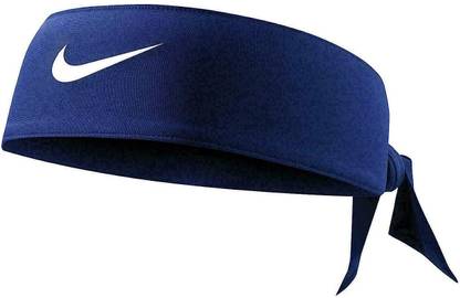 NIKE Dri-Fit Head Tie 4.0 Navy/White Fitness Band