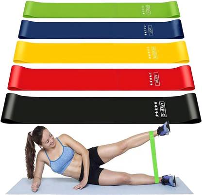 dsq 5 PCS Exercise Resistance Bands, Loop Band, Thera Bands for Men & Women. Resistance Band