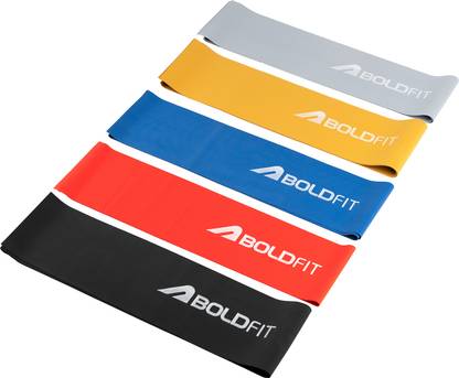 BOLDFIT Resistance Bands Stretch Band Exercise Band Gym Band Stretch Band for Gym Fitness Band