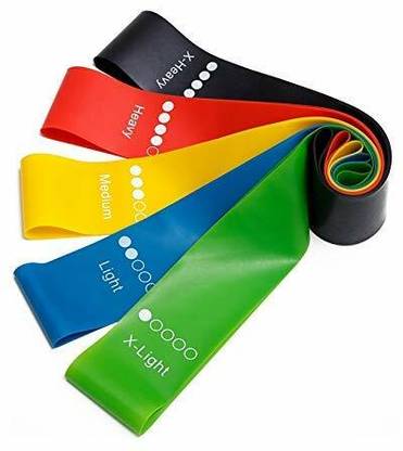 Spocco Natural Latex Exercise Fitness Resistance Loops Bands for Men RB11 Resistance Band