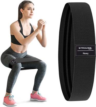 स्ट्रॉस Standard Fabric Hip Band|Resistance Bands| Exercise Band, Single रज़िस्टेंस बैंड