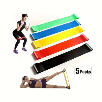 GJSHOP Resistance Band For Squat Hip Thigh Training, Elastic Yoga Resistance Band Resistance Band