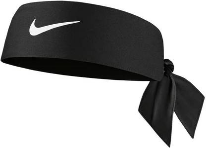 NIKE Dri-Fit Head Tie 4.0 Black/White Fitness Band
