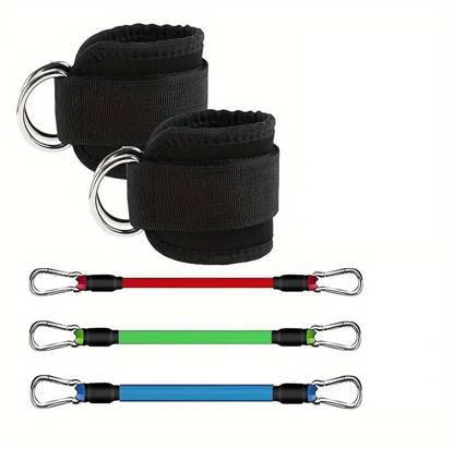 Shopeleven Ankle Resistance Bands with Exercise Bands for Butt Lifting Resistance Tube