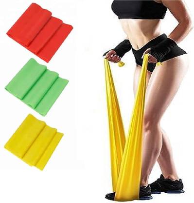 Khargadham TheraBands for Physical Therapy, Stretching, Home Fitness, Yoga Resistance Band