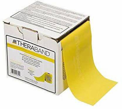 Theraband Resistance Bands, 25 Yard Roll Latex Elastic Band Body & Core Exercise Resistance Band