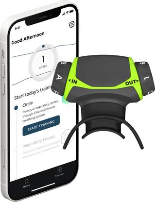 Airofit Breathing Exercise Device Fitness Band