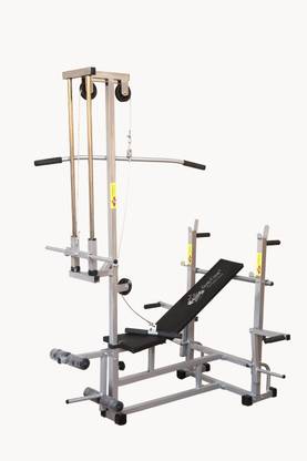 GymCrew 20 in 1 Double support Silver (Prin) Multipurpose Fitness Bench