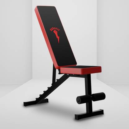 Durafit Foldable Bench Max User Weight 150 Kgs Multilevel Incline And Decline Multipurpose Fitness Bench