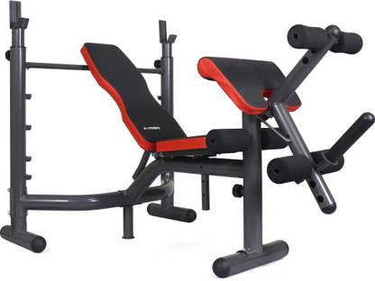 KOBO Premium Adjustable Olympic Bench Flat Incline Decline Leg Curl Leg Extension Multipurpose Fitness Bench