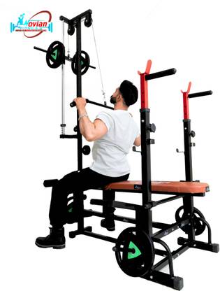 NOVIANFITNESS 20 IN 1 HAVY DUTY MULTIPURPOSE FITNES BENCH Multipurpose Fitness Bench