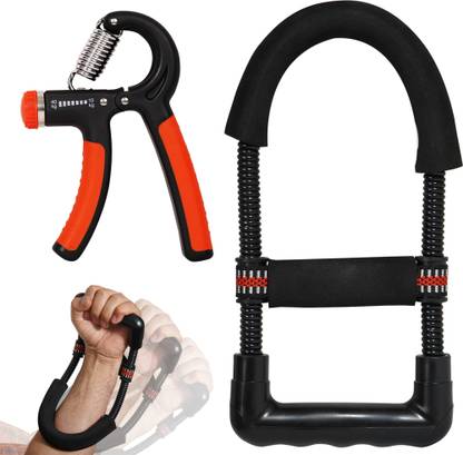 Manogyam Strengthener & Wrist Exerciser Workout Combo Hand Grip/Fitness Grip