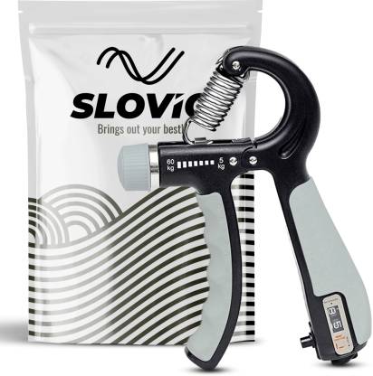 SLOVIC Hand Grip With Counter | Upto 60 Kg | Hand Grip Strengthener |Hand Grip Hand Grip/Fitness Grip