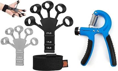 PRO365 Combo of - Hand Gripper & Finger Gripper Exerciser Equipment Finger Strengthener Hand Grip/Fitness Grip