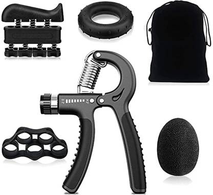 VATTU Gripper, Gripper Set, Black Adjustable Hand Grip Strengthener Set of 5 Pcs Hand Grip/Fitness Grip