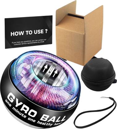 Gyro Ball 7 Color Led Auto Start Fitness Advanced Ball Trainer Stronger Wrist Arms Hand Grip/Fitness Grip