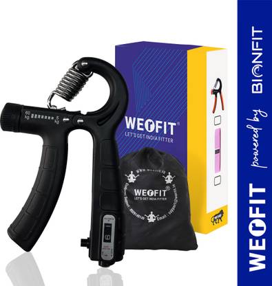 WErFIT Adjustable Counter Hand Grip Strengthener,Hand & Forearm Exerciser (5-60 Kg) Hand Grip/Fitness Grip