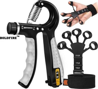 BoldFire Extension Training & Counter Strengthener Exerciser Hand Grip/Fitness Grip