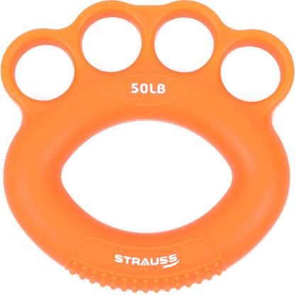 Strauss Silicon Finger Stretcher (50 LB)| Palm Gripper/Exerciser| Hand Grip/Fitness Grip