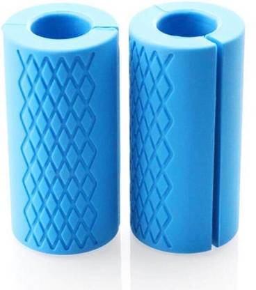 Leosportz 1 Pair Barbell Dumbbell Grips Thick Bar Handles Anti-slip Protect Pad Pull Up Weightlifting Fat Grip Support Hand Grip/Fitness Grip
