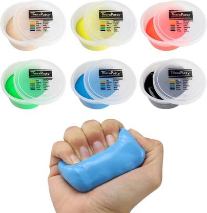 DSB PHYSIO MART Thera Putty Standard Exercise Putty, For Occupational Therapy, 6 Pcs Set DSB-36 Hand Grip/Fitness Grip