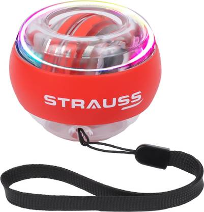 Strauss Wrist Gyro Ball | Wrist Trainer Ball | Forearm Exercise Ball | Gyroscopic ball | Hand Grip/Fitness Grip